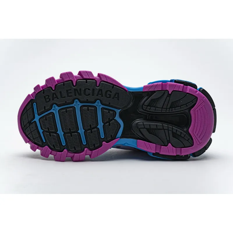 Balenciaga Track Trainer Blue Pink Silver 542436 W1GC1 4051
