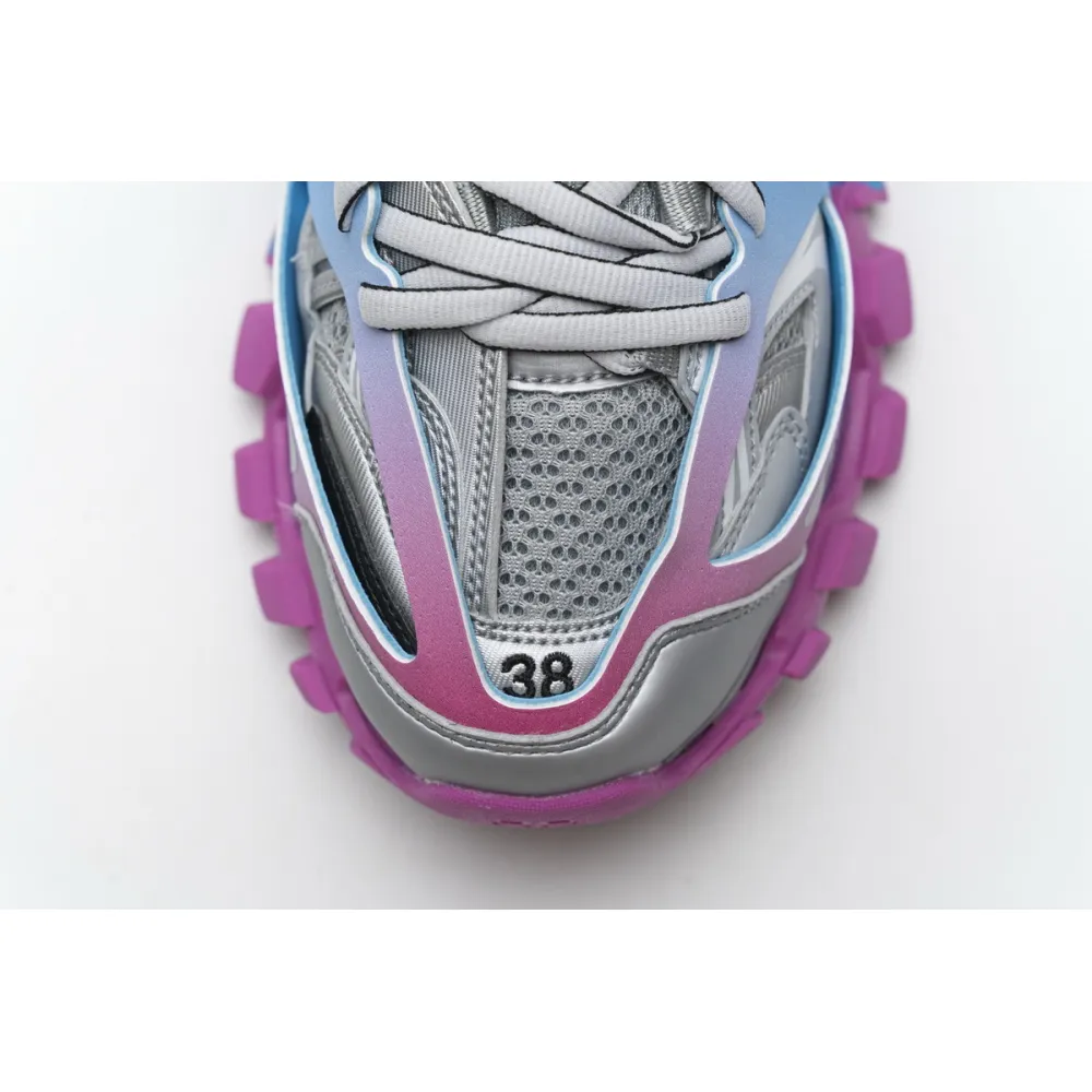 Balenciaga Track Trainer Blue Pink Silver 542436 W1GC1 4051
