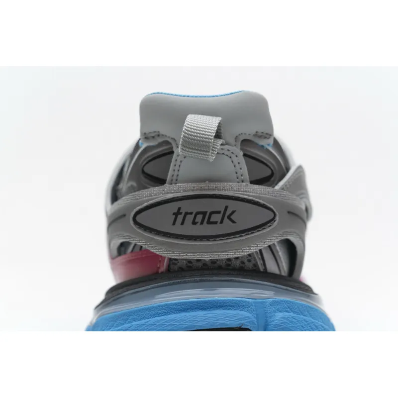 Balenciaga Track Trainer Blue Pink Silver 542436 W1GC1 4051