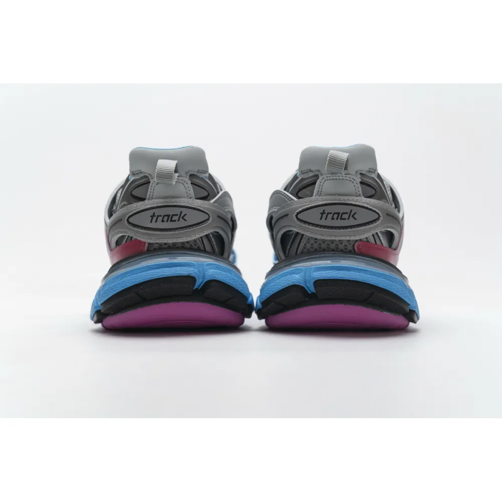 Balenciaga Track Trainer Blue Pink Silver 542436 W1GC1 4051