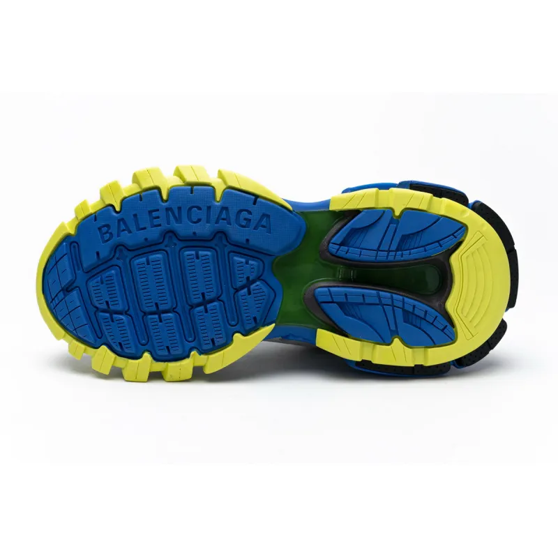 Balenciaga Track Trainer Grey Blue Yellow 542023 W1GB9 6509