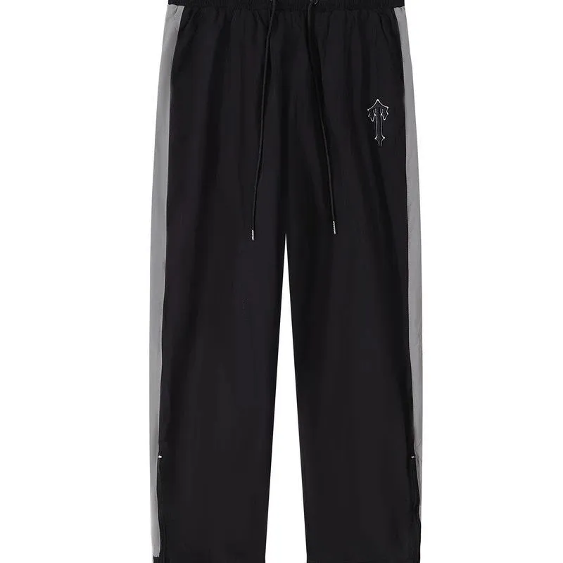 Trapstar splicing suit embroidered LOGO sports and leisure