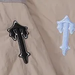 Trapstar splicing suit embroidered LOGO sports and leisure