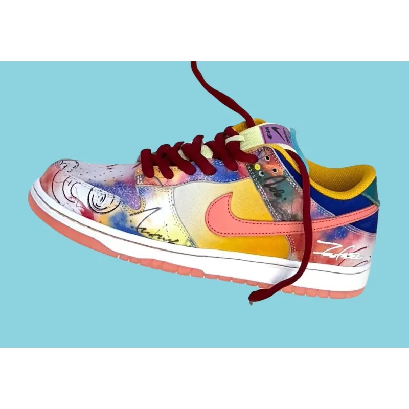 LJR Batch Nike SB Dunk Low Futura Laboratories Sunblush (Friends and Family) HF6061-700