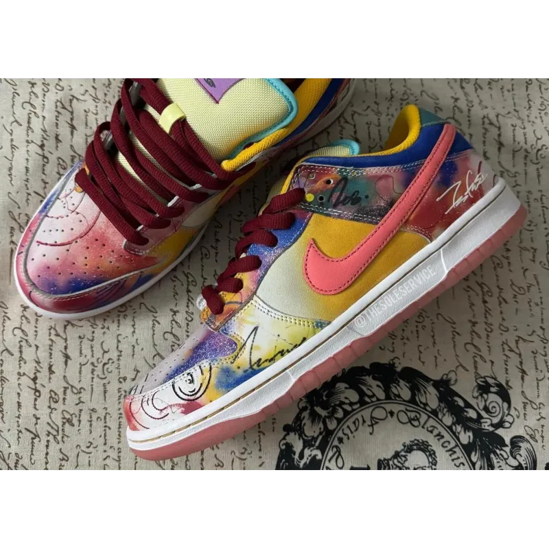 LJR Batch Nike SB Dunk Low Futura Laboratories Sunblush (Friends and Family) HF6061-700