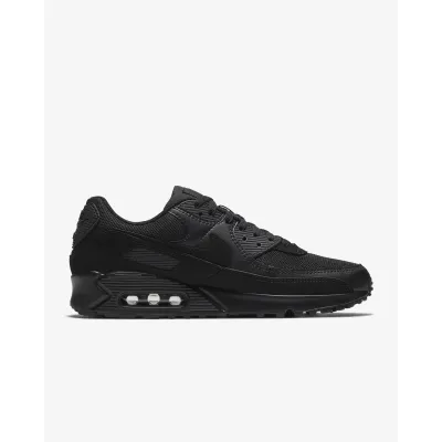 Nike Air Max 90 Leather Triple Black CZ5594-001 02