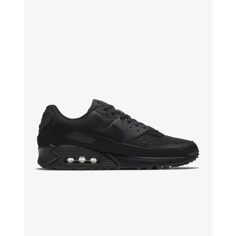 Nike Air Max 90 Leather Triple Black CZ5594-001