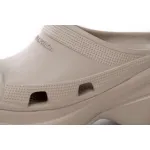 BALENCIAGA Pool Crocs Beige 677386 W1S8E 2500