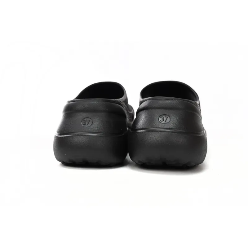 BALENCIAGA Pool Crocs Black 677389 W158E 1000