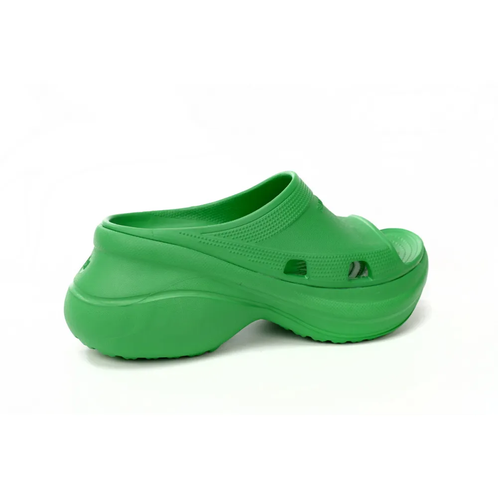 balenciaga pool crocs green 677386 w1s8e 3033