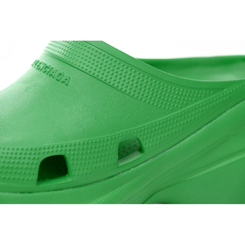 balenciaga pool crocs green 677386 w1s8e 3033