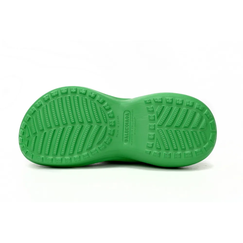 balenciaga pool crocs green 677386 w1s8e 3033