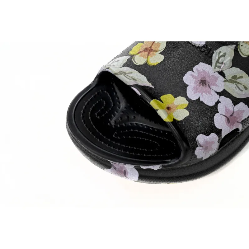 BALENCIAGA Pool Crocs Watermark Black 677389 W1S8G 6556