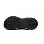BALENCIAGA Pool Crocs Watermark Black 677389 W1S8G 6556
