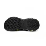 BALENCIAGA Pool Crocs Watermark Black 677389 W1S8G 6556