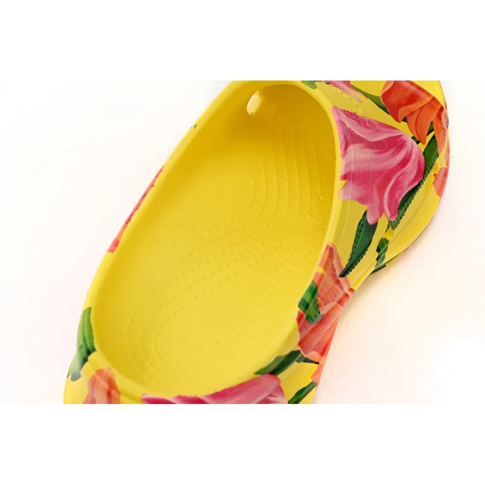 balenciaga pool crocs watermark yellow 677389 w1s8f 7053