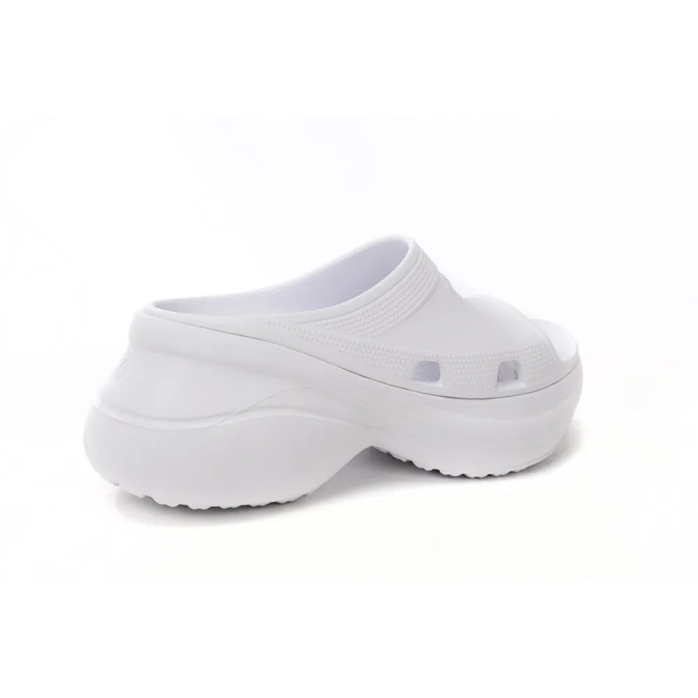 balenciaga pool crocs white 677389 w1s8e 9000