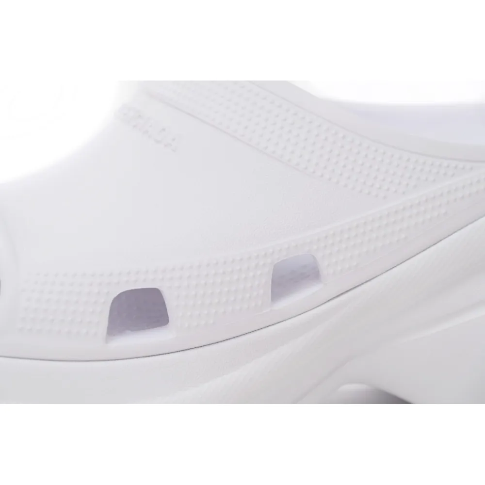 balenciaga pool crocs white 677389 w1s8e 9000