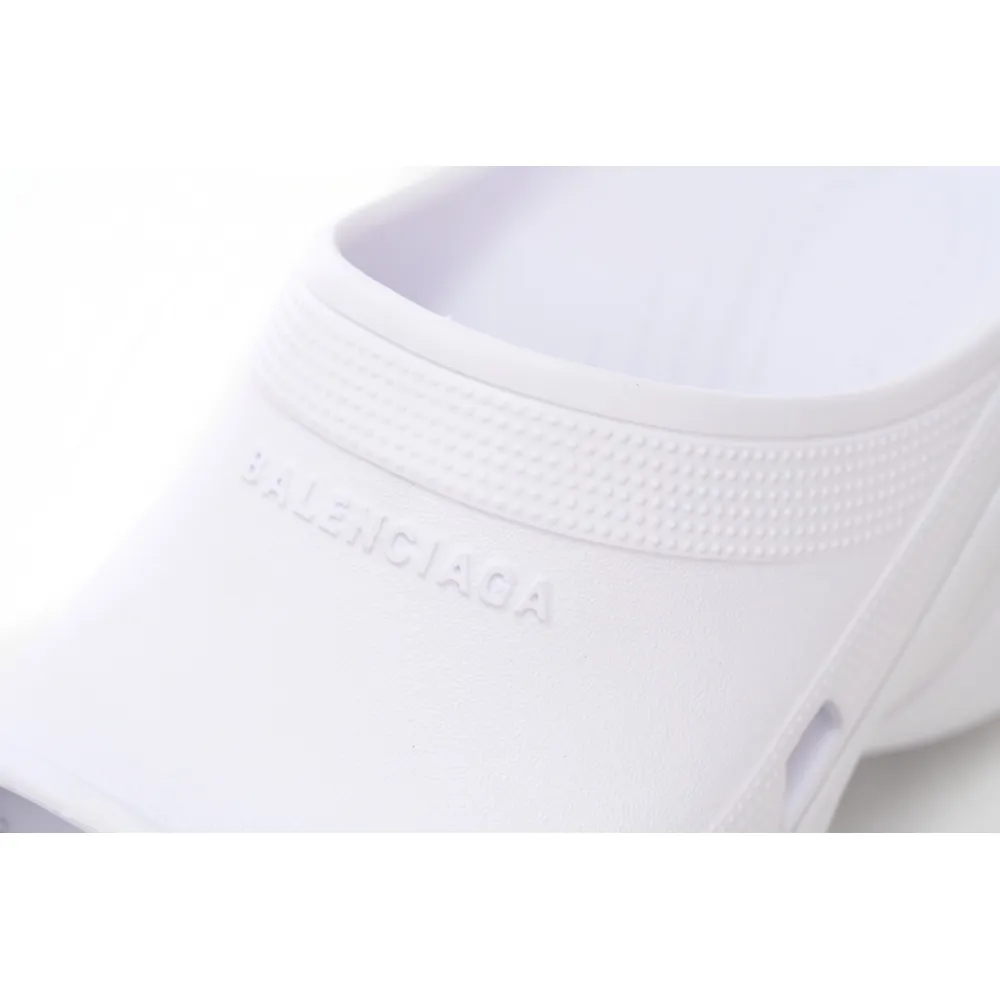 balenciaga pool crocs white 677389 w1s8e 9000