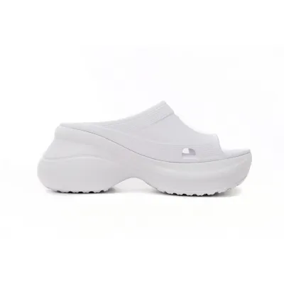 BALENCIAGA Pool Crocs White 677389 W1S8E 9000 02