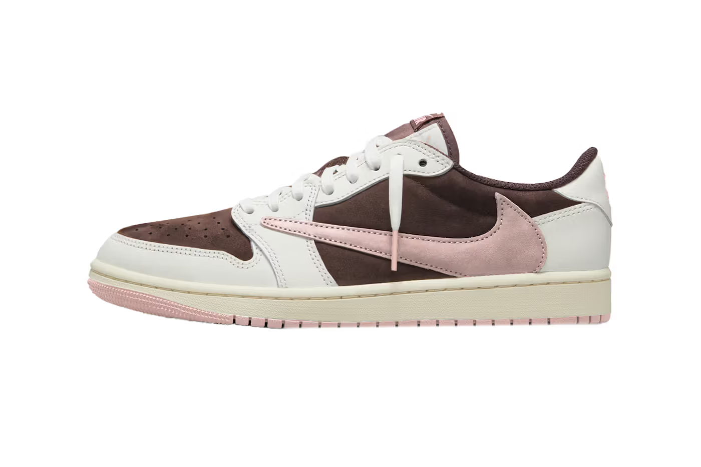PK God Batch Air Jordan 1 Low Travis Scott Dark Pony Pink DZ4137-206