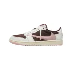 PK God Batch Air Jordan 1 Low Travis Scott Dark Pony Pink DZ4137-206