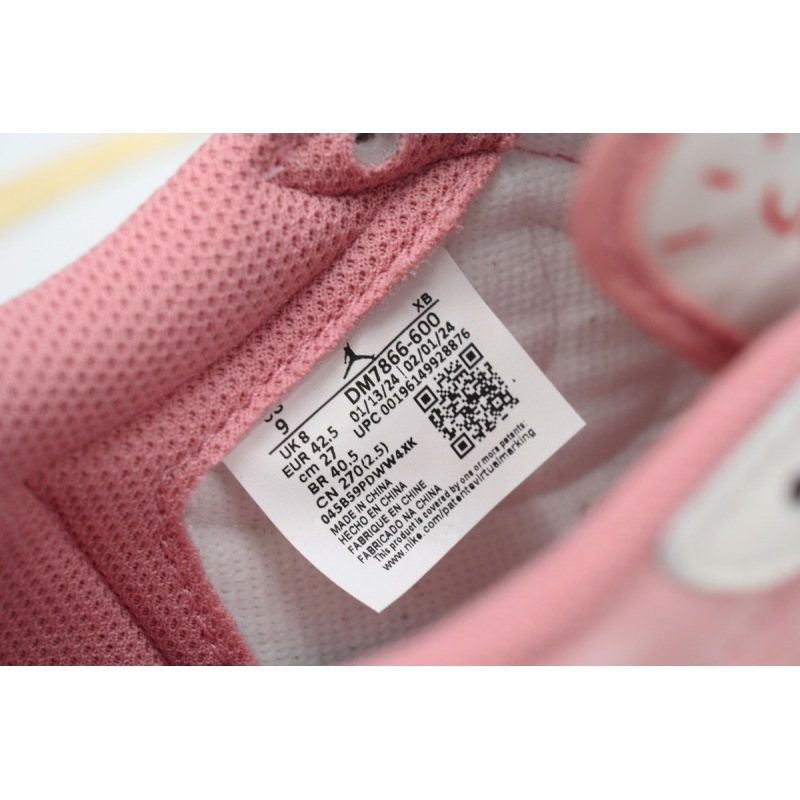 PK God Batch Air Jordan 1 Low Travis Scott White Pink DM7866-600