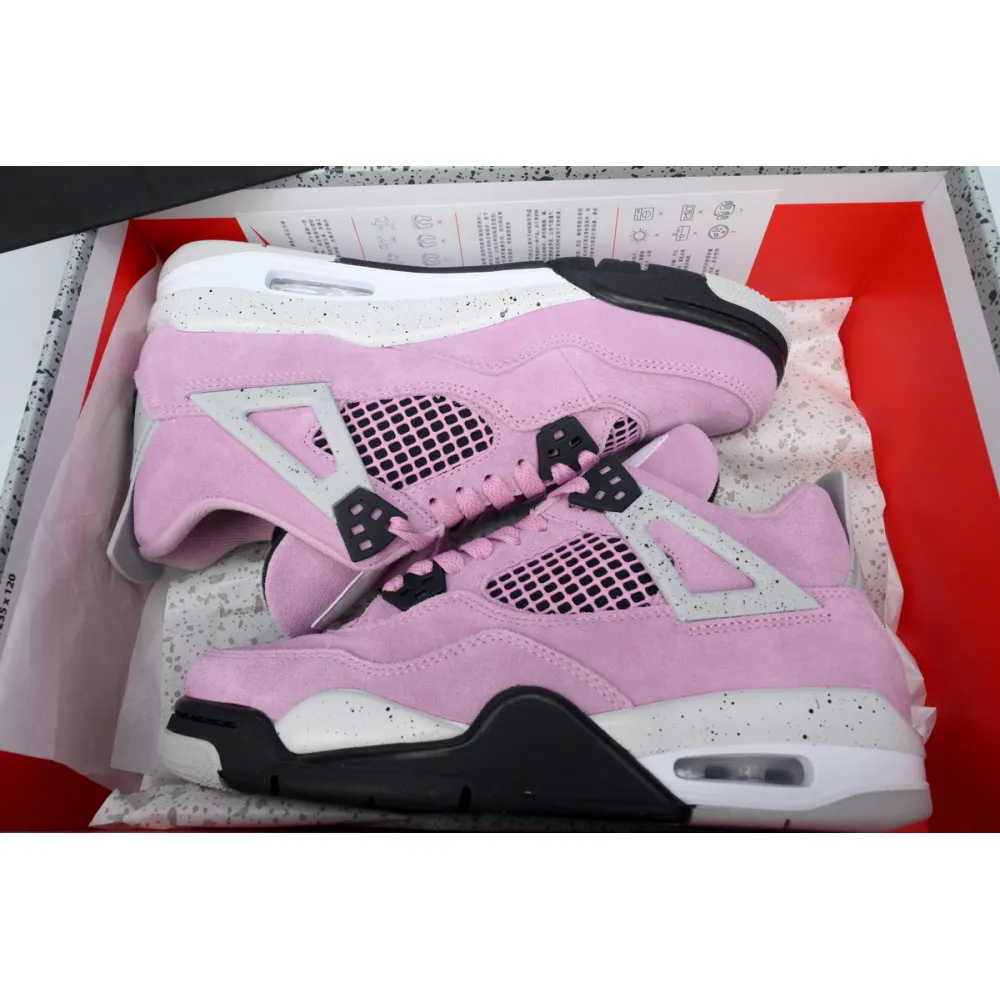 pk god batch air jordan 4 orchid aq9129-501