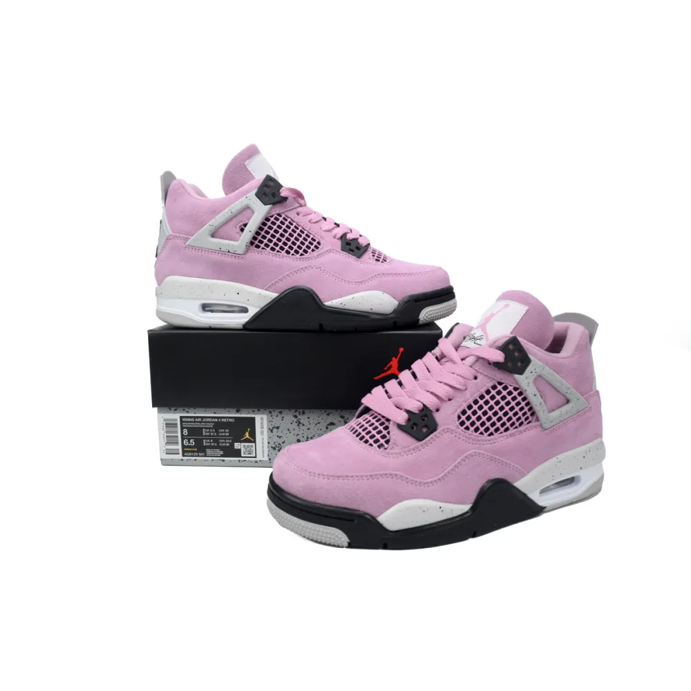 pk god batch air jordan 4 orchid aq9129-501