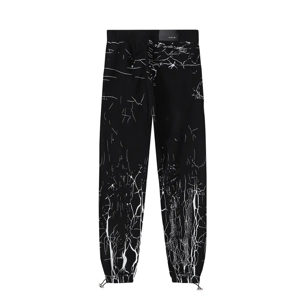 amiri contrast hoodie & sweatpant set cx92289328