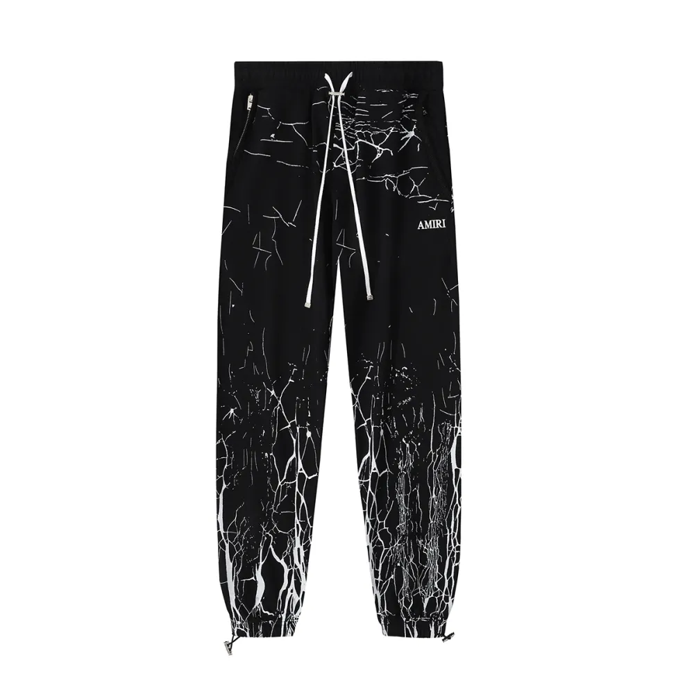 amiri contrast hoodie & sweatpant set cx92289328