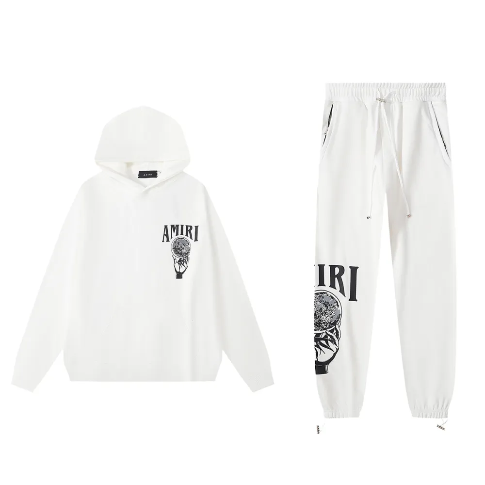 amiri crystal ball print hoodie & sweatpant set cx92269326