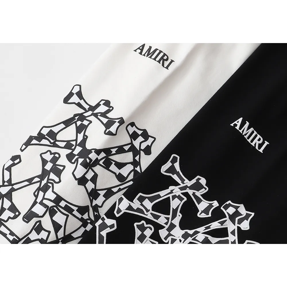 amiri skull and cross arm print hoodie & sweatpant set cx92199319