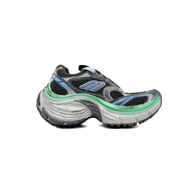Balenciaga 10XL Sneaker In Black/Blue/Green 784342 W2MV2 1143 02
