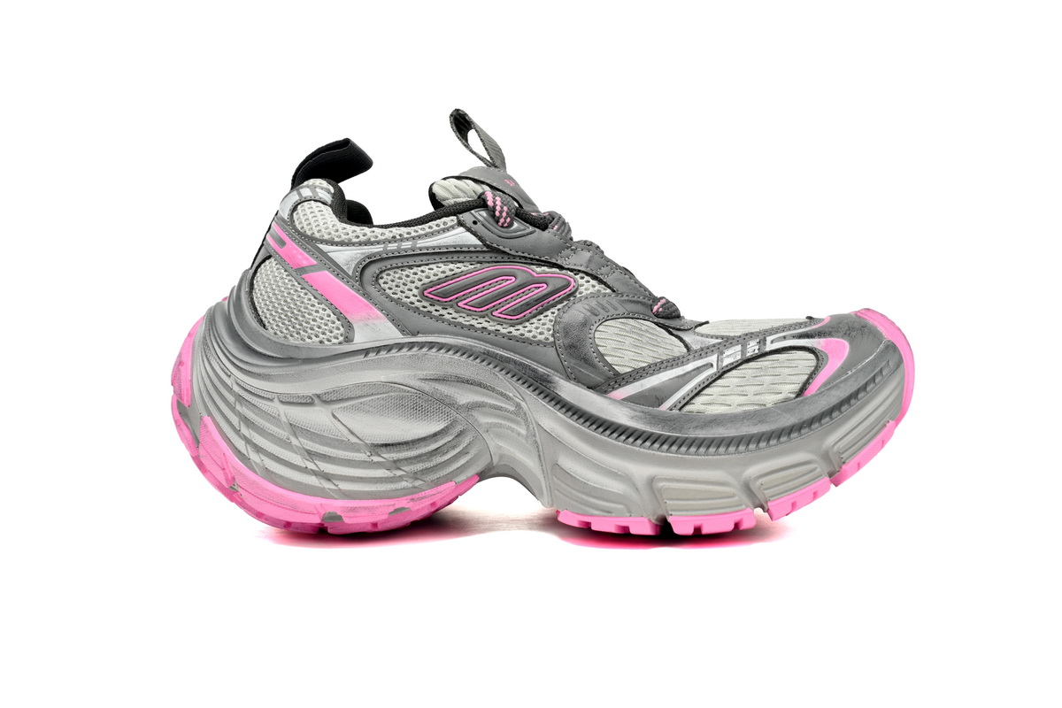 Balenciaga 10XL Sneaker In Grey/Pink 784342 W2MV2 9050
