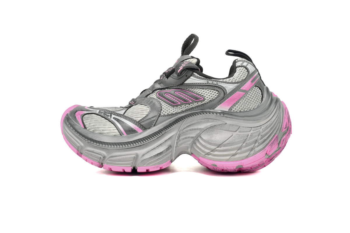 Balenciaga 10XL Sneaker In Grey/Pink 784342 W2MV2 9050