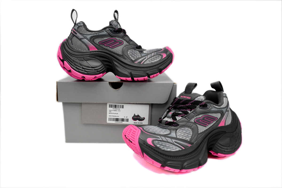 Balenciaga 10XL Sneaker In Grey/Pink/Black 784342 W2MV2 1510