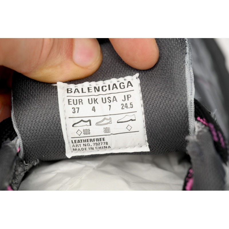 Balenciaga 10XL Sneaker In Grey/Pink/Black 784342 W2MV2 1510