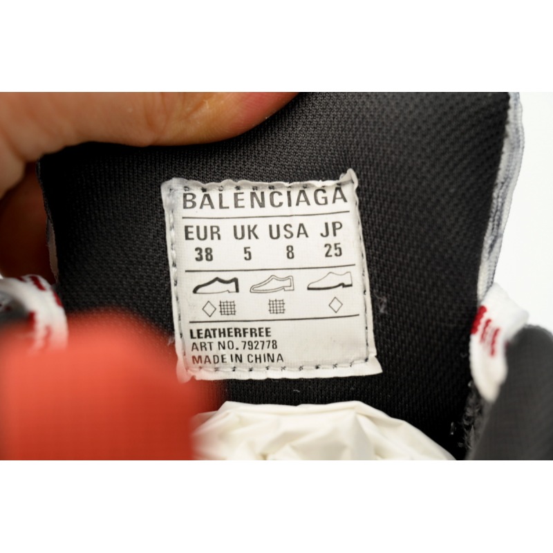 Balenciaga 10XL Sneaker In Grey/White/Red 784342 W2MV2 0311
