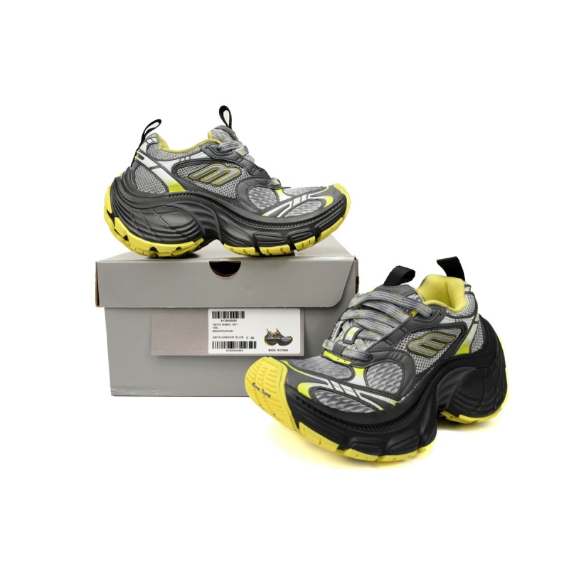 Balenciaga 10XL Sneaker In Grey/Yellow 784342 W2MV2 0511
