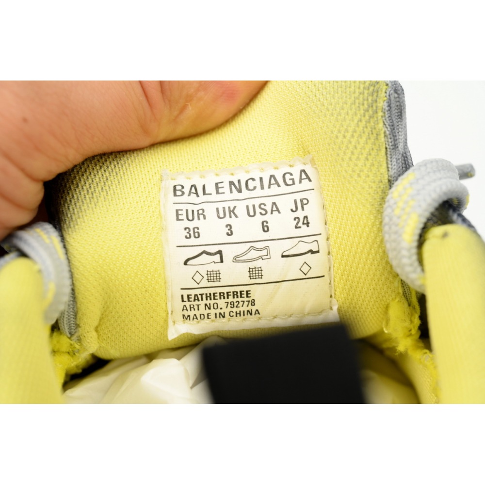 Balenciaga 10XL Sneaker In Grey/Yellow 784342 W2MV2 0511