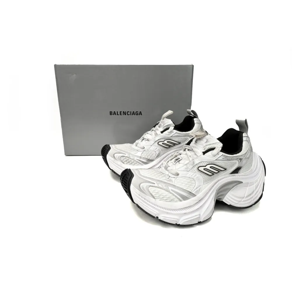 Balenciaga 10XL Sneaker In White/Black/Gris 784342 W2MV2 9110