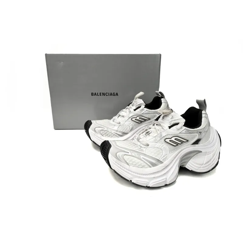 Balenciaga 10XL Sneaker In White/Black/Gris 784342 W2MV2 9110