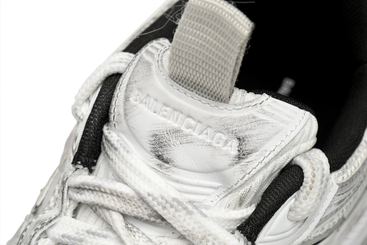 Balenciaga 10XL Sneaker In White/Black/Gris 784342 W2MV2 9110