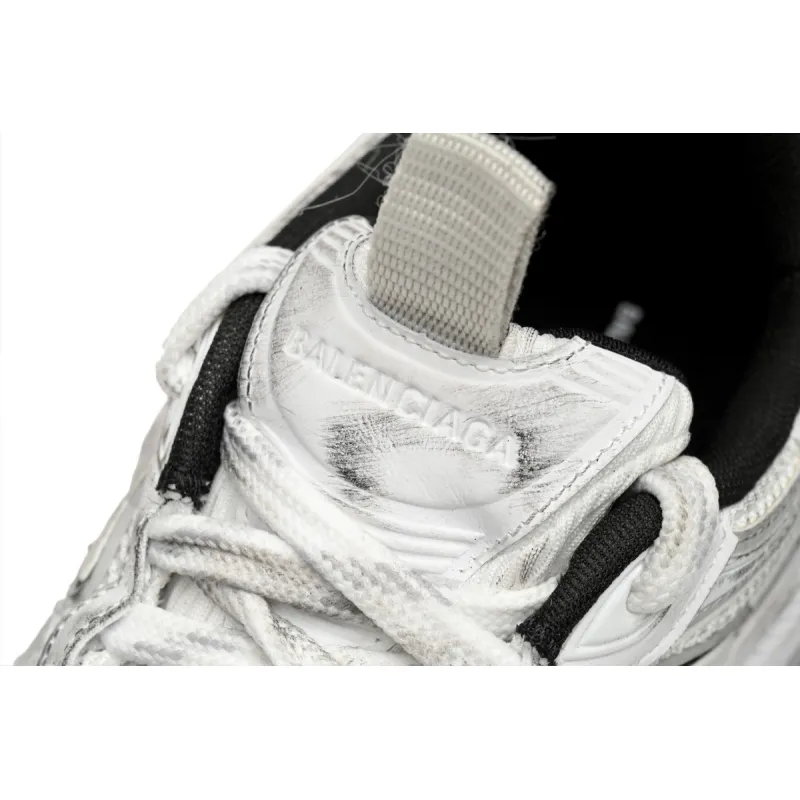 Balenciaga 10XL Sneaker In White/Black/Gris 784342 W2MV2 9110