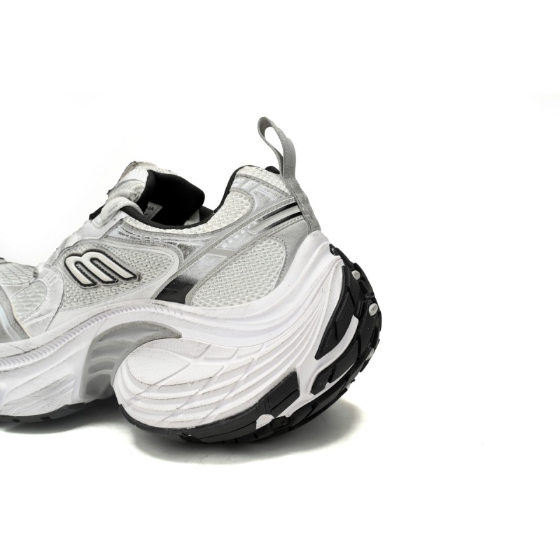 Balenciaga 10XL Sneaker In White/Black/Gris 784342 W2MV2 9110