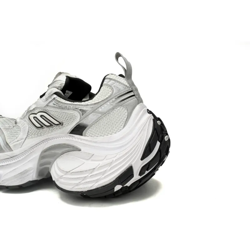 Balenciaga 10XL Sneaker In White/Black/Gris 784342 W2MV2 9110
