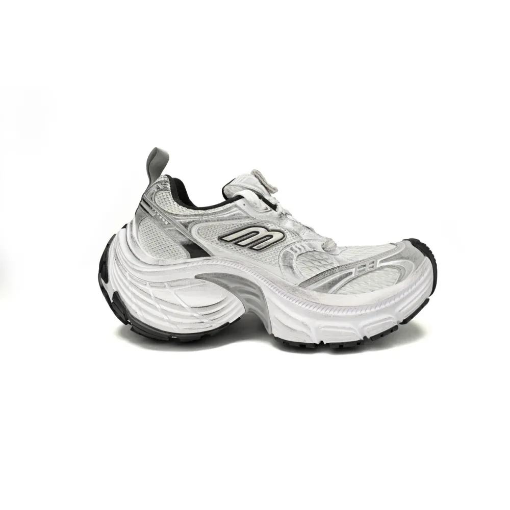 Balenciaga 10XL Sneaker In White/Black/Gris 784342 W2MV2 9110