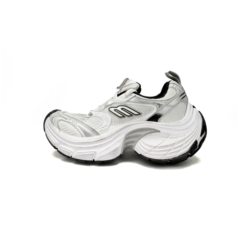 Balenciaga 10XL Sneaker In White/Black/Gris 784342 W2MV2 9110