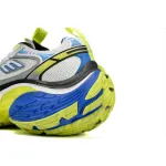 Balenciaga 10XL Sneaker In White/Blue/Fluorescent Green 784342 W2MV2 7019